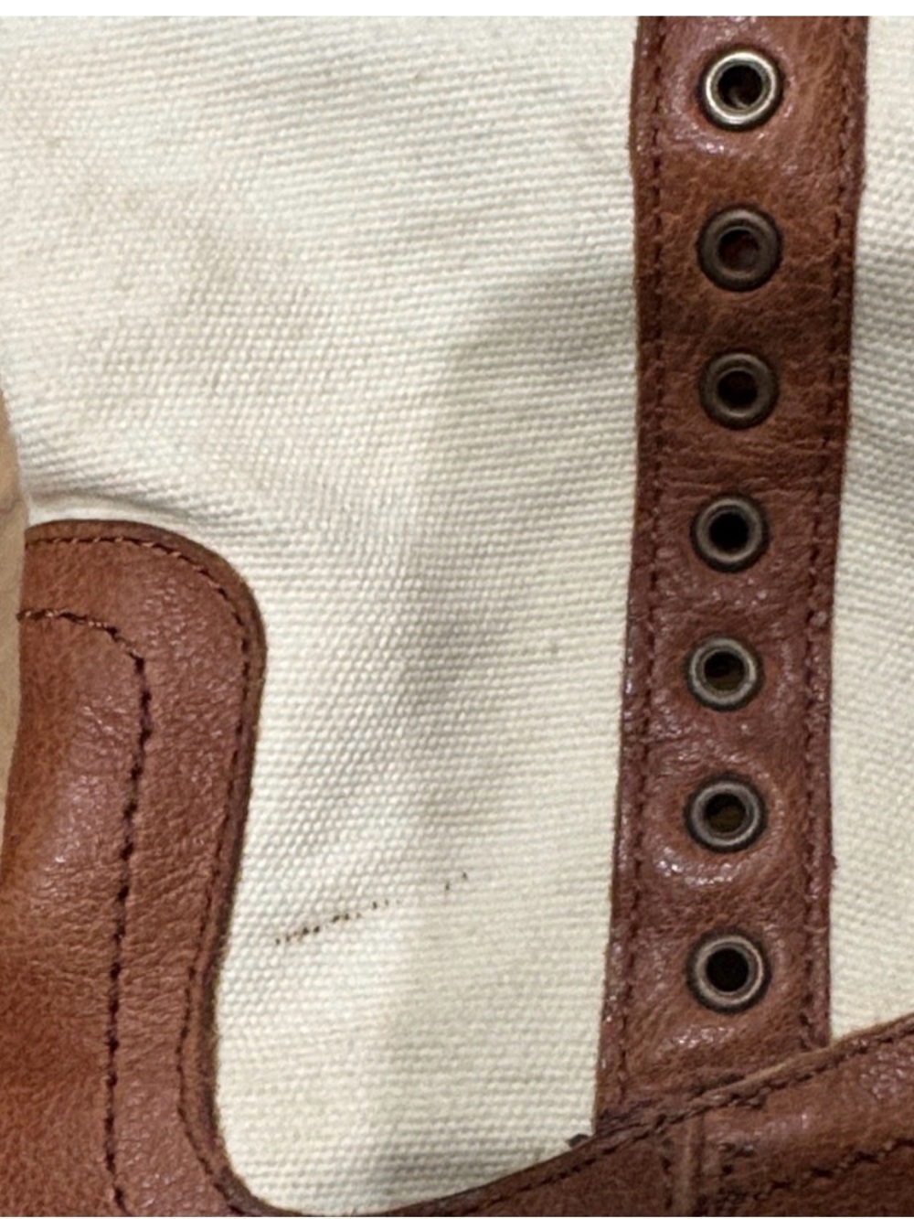 FRYE canvas and leather boots - Picture 9 of 17